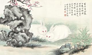 Feng Chaoran - Rabbits In The Garden