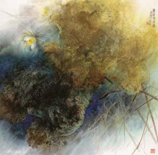Feng Linzhang - Lotus After Rain