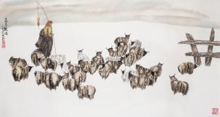 Feng Qingguo - Tibetan Herding