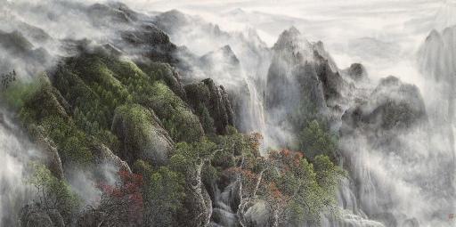 Feng Yiming - Misty Landscape