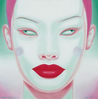 Feng Zhengjie - China Portraitsigned And Dated 2003-07; Oil On Canvas.