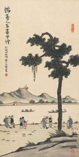 Feng Zikai - A Spring Outing at West Lake