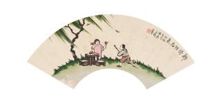 Feng Zikai - Children at Play