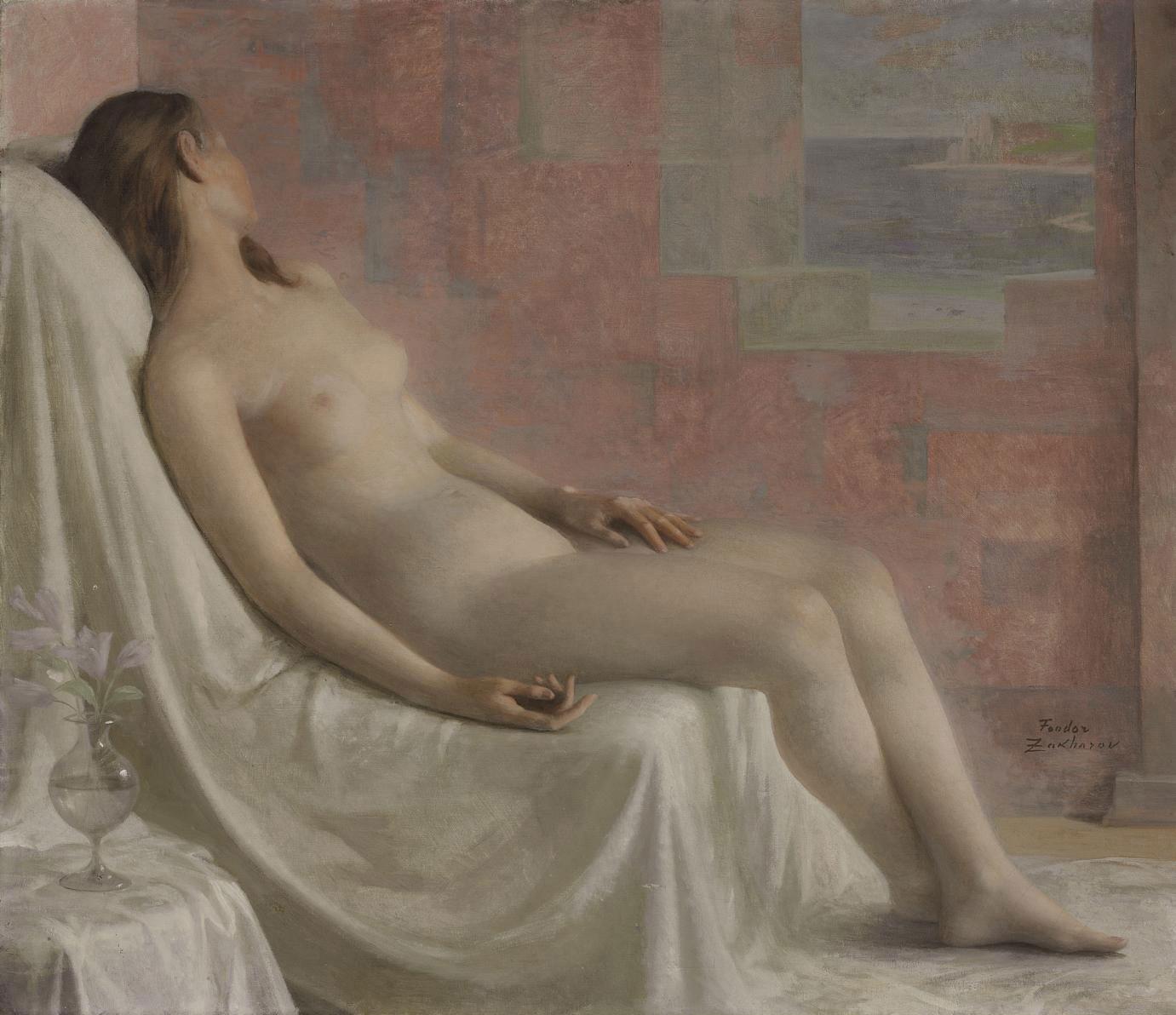 Feodor Zakharov - Resting nude