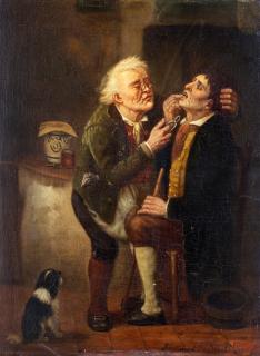 Ferdinad de Braekeleer dä - At the dentist