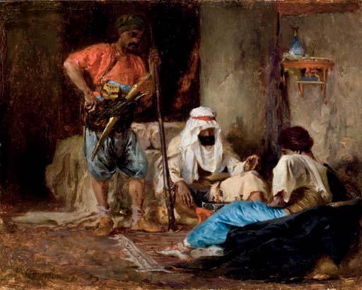 Ferdinand-Anne-Piestre Cormon - Les Joueurs D\'Échecs