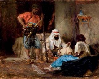 Ferdinand-Anne-Piestre Cormon - Les Joueurs D\'Échecs