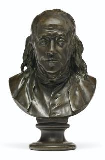 Ferdinand Barbedienne - Bust of Benjamin Franklin