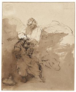 Ferdinand Bol - An Angel Appearing To An Old Man