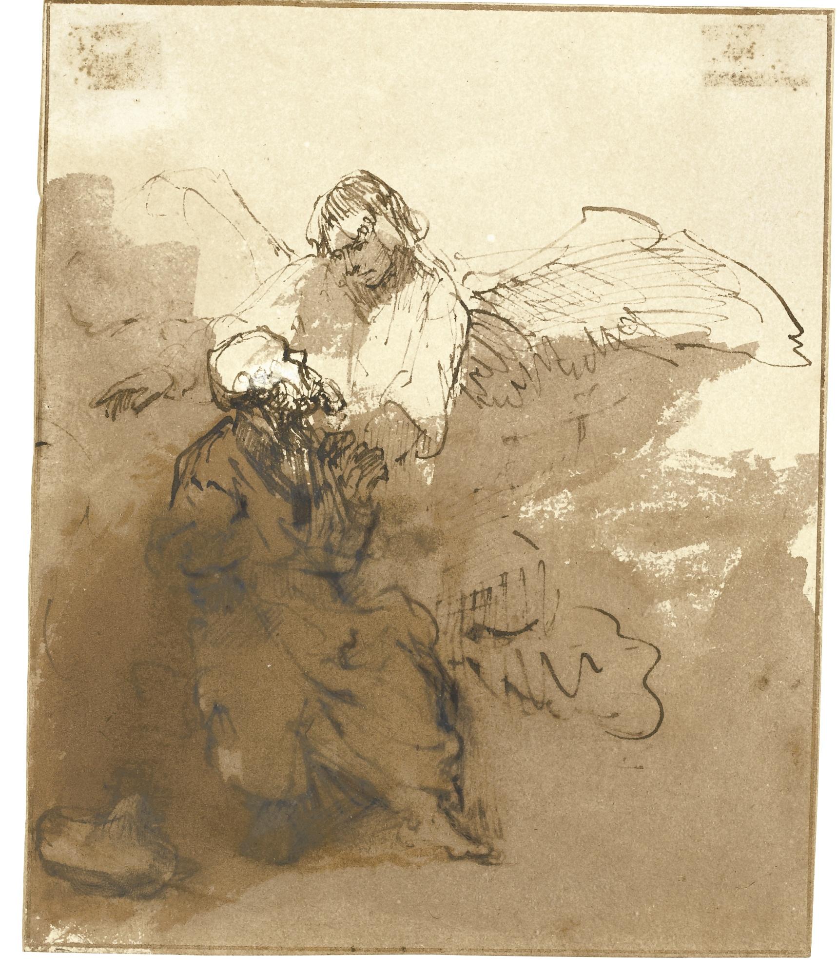 Ferdinand Bol - An Angel Appearing To An Old Man