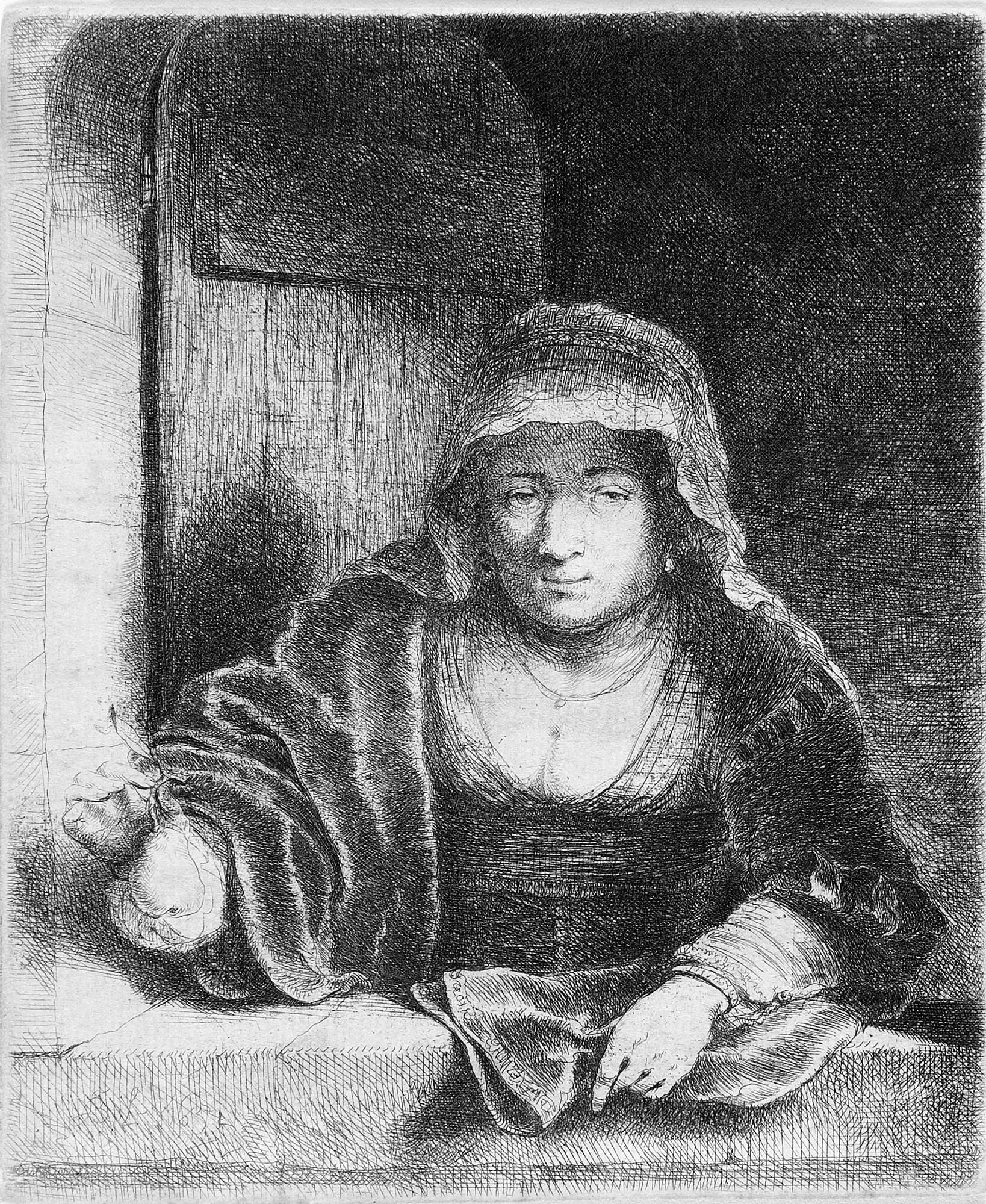 Ferdinand Bol - Die Frau mit der Birne.