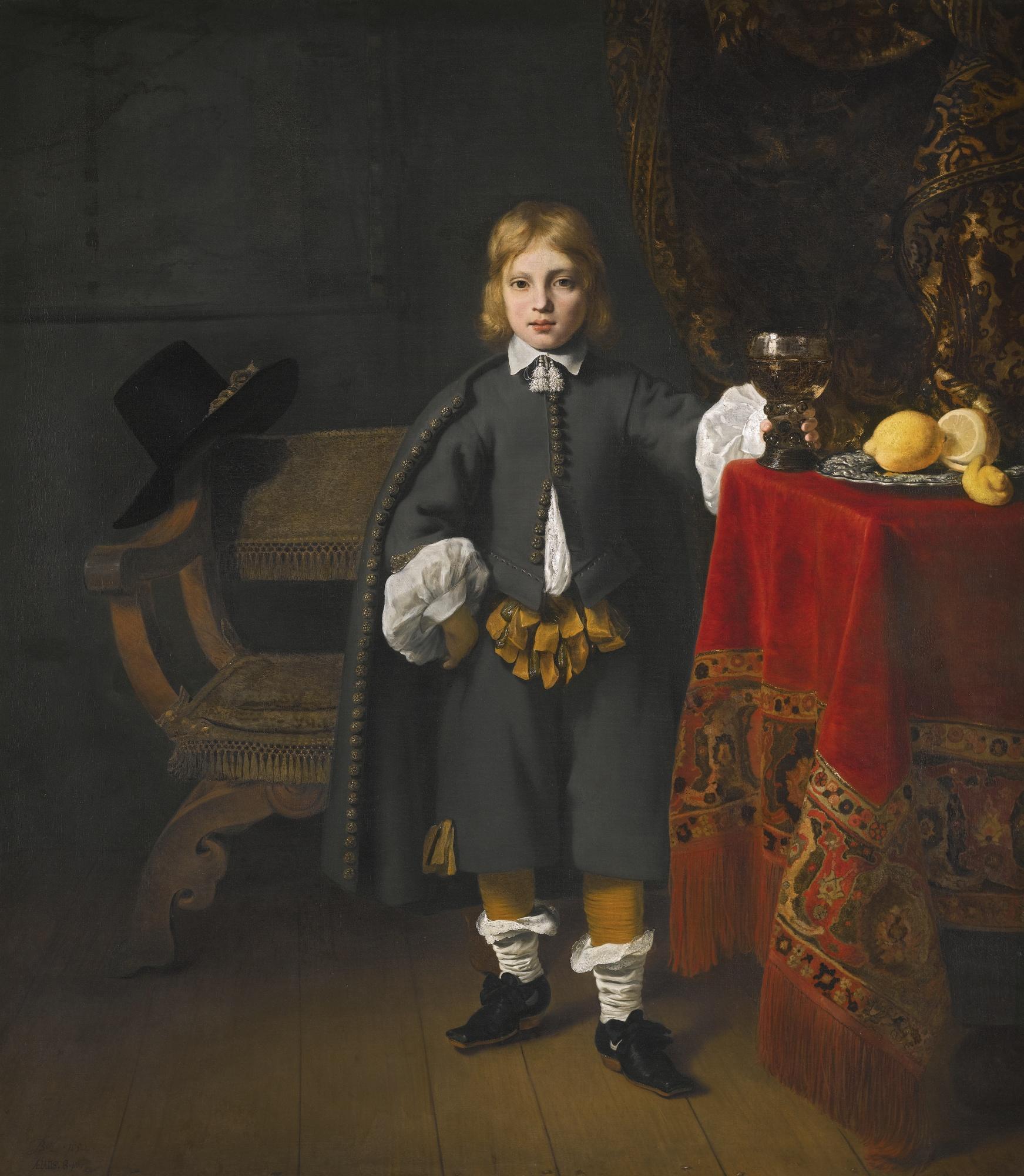 Ferdinand Bol - Portrait Of A Boy, Said To Be The Artist\'S Son, Aged 8