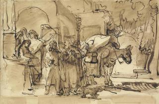 Ferdinand Bol - The Departure Of The Young Tobias