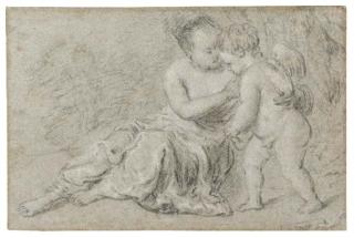 Ferdinand Bol - Venus scolding Cupid (recto)