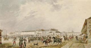 Ferdinand Bourjof - Calvary Gathered On A Square