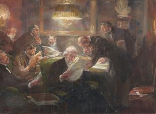 Ferdinand Brütt - Das Lesekabinett