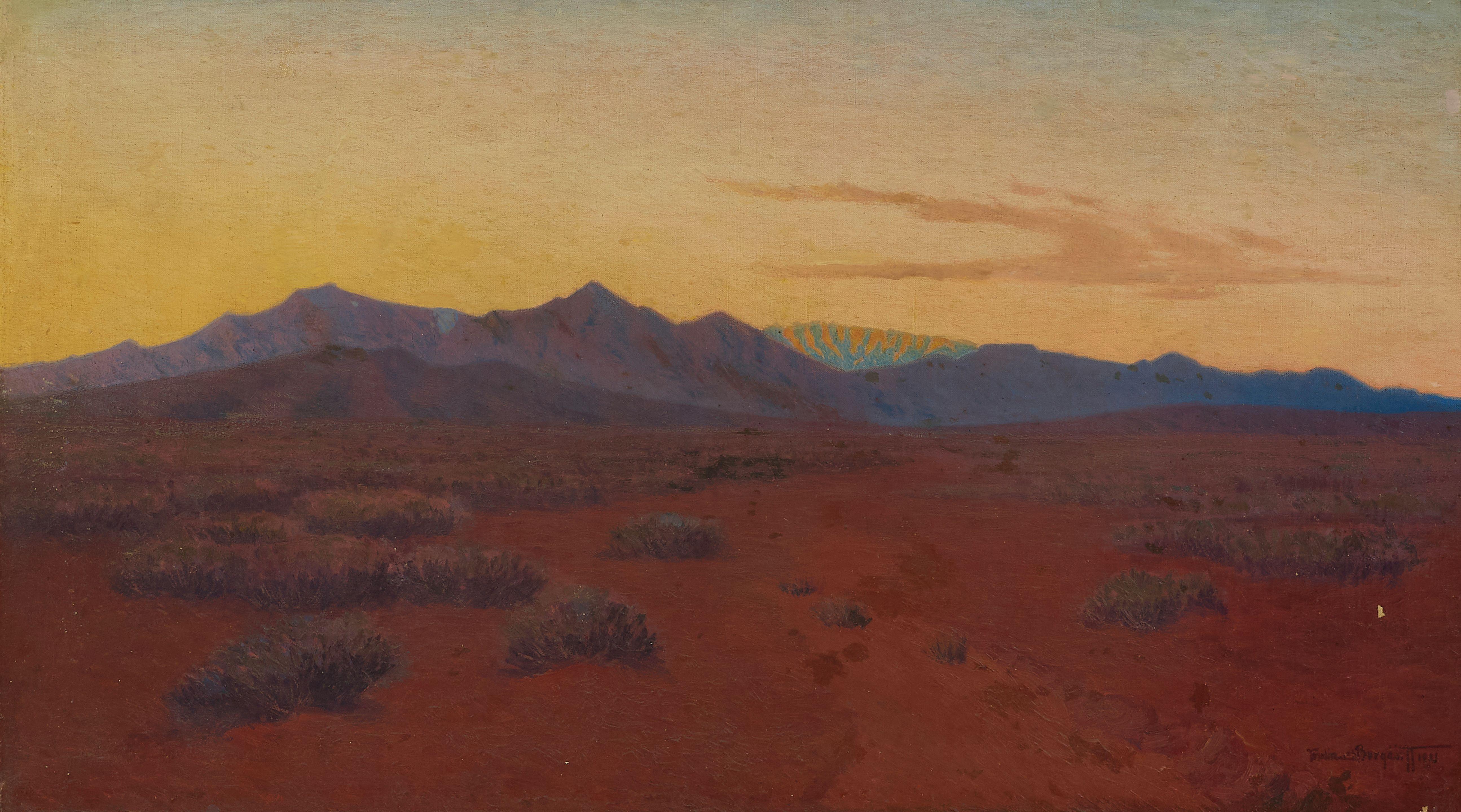 Ferdinand Burgdorff - Desert Scene