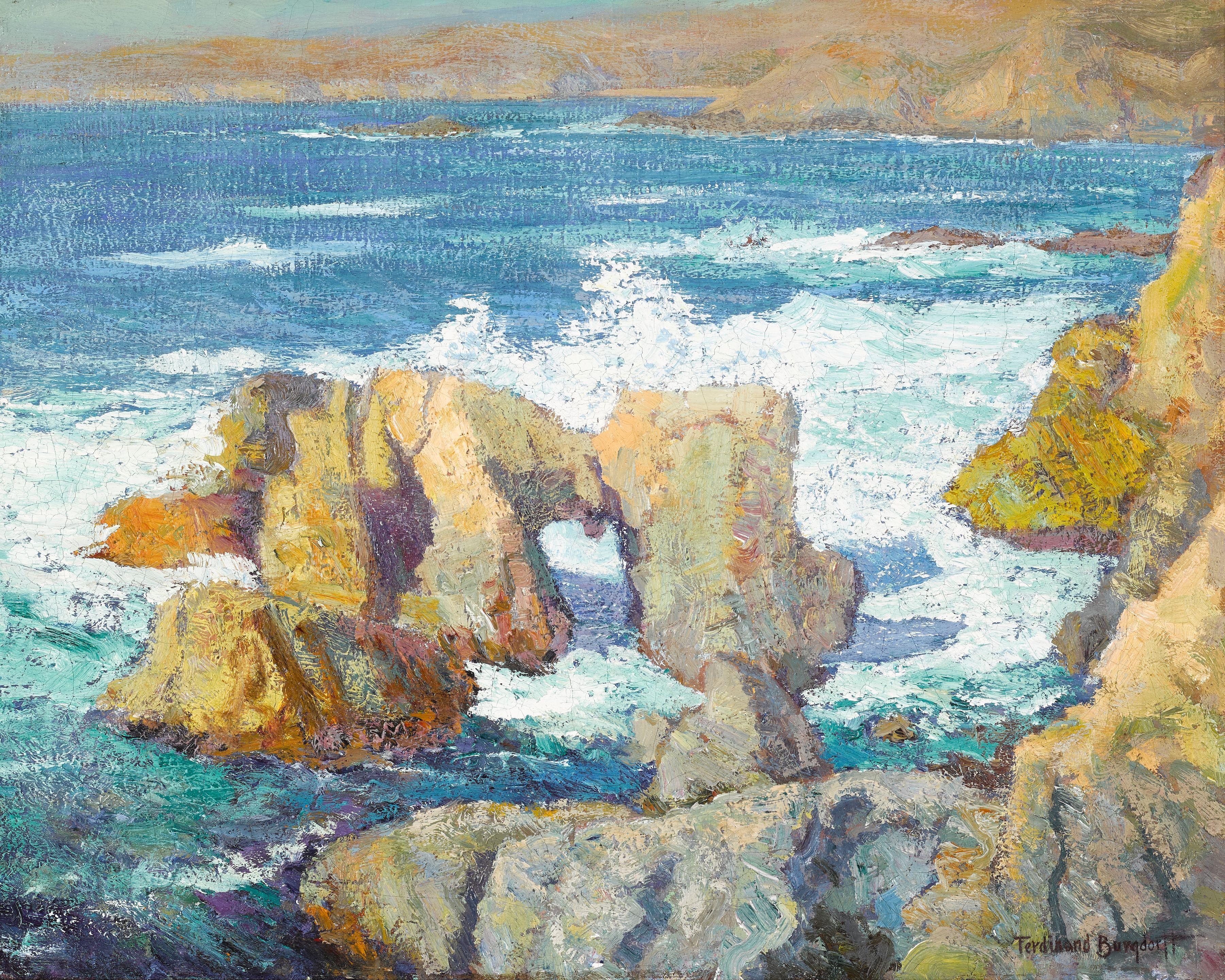 Ferdinand Burgdorff - Natural Arch, thought to be Carmel Highlands