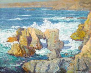 Ferdinand Burgdorff - Natural Arch, thought to be Carmel Highlands