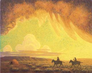 Ferdinand Burgdorff - Navajos Homeward Bound