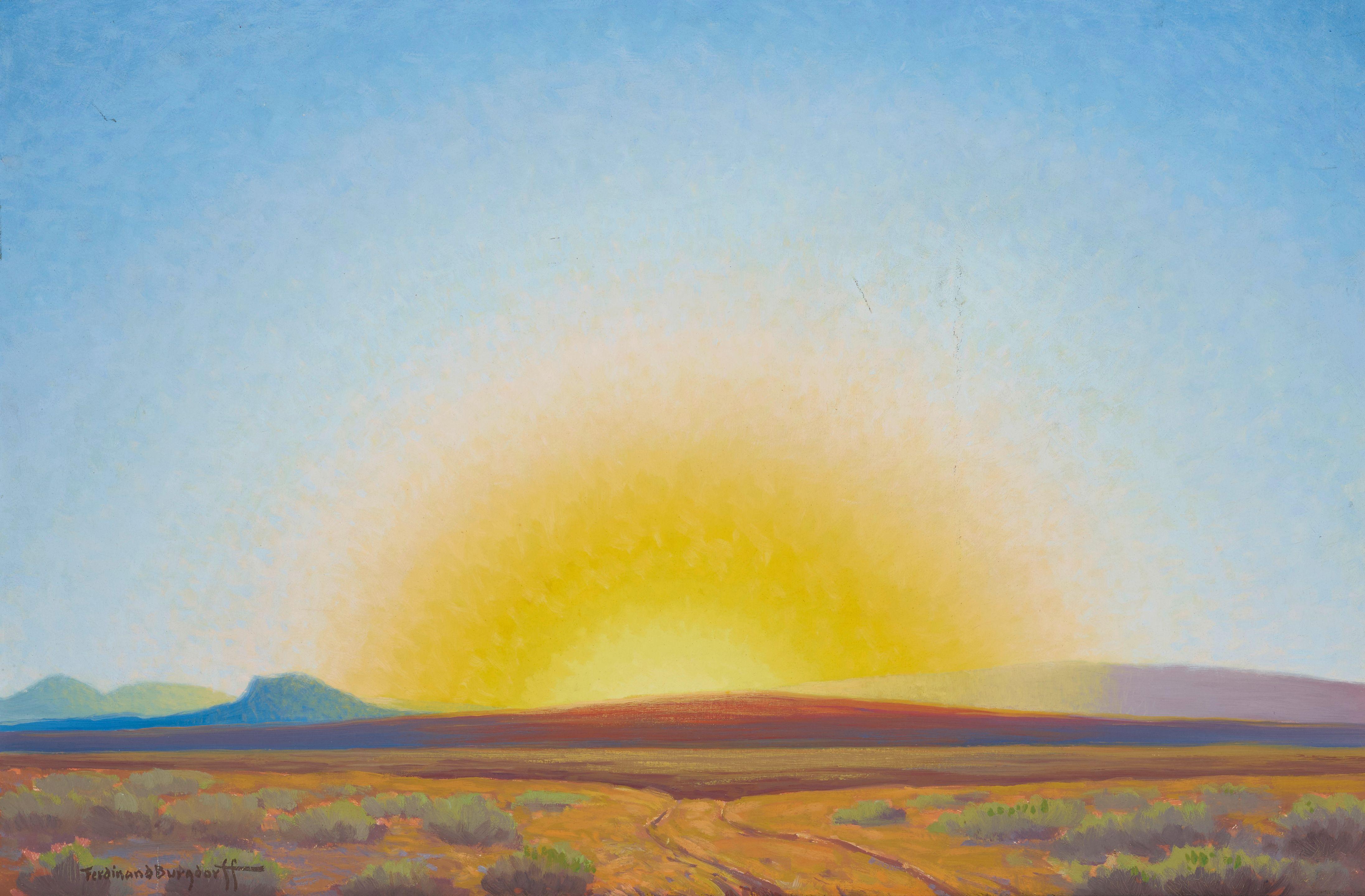 Ferdinand Burgdorff - Sunset-Mojave Desert