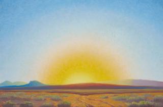 Ferdinand Burgdorff - Sunset-Mojave Desert