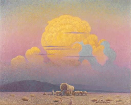 Ferdinand Burgdorff - The Covered Wagon