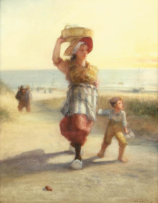 Ferdinand Carl Sierich - Bringing home the catch
