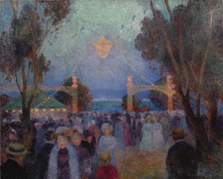 Ferdinand Du Puigaudeau - 14 Juillet, Fête Forain