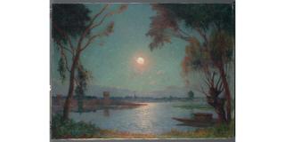 Ferdinand du Puigaudeau - Bord de Loire au clair de lune