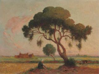 Ferdinand du Puigaudeau - Bretonne Assise Sous Le Grand Arbre