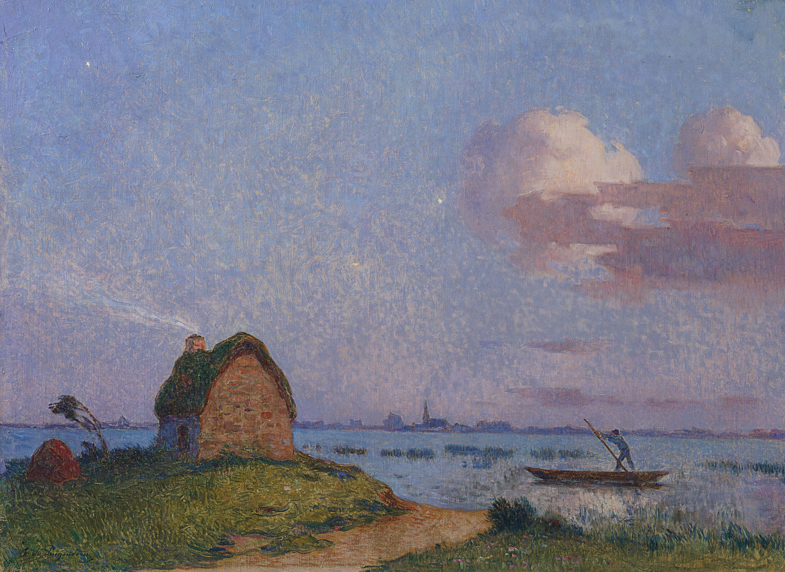 Ferdinand Du Puigaudeau - Crépuscule En Brière