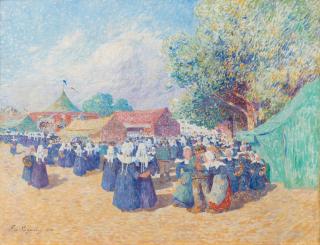 Ferdinand du Puigaudeau - Fête foraine en Bretagne