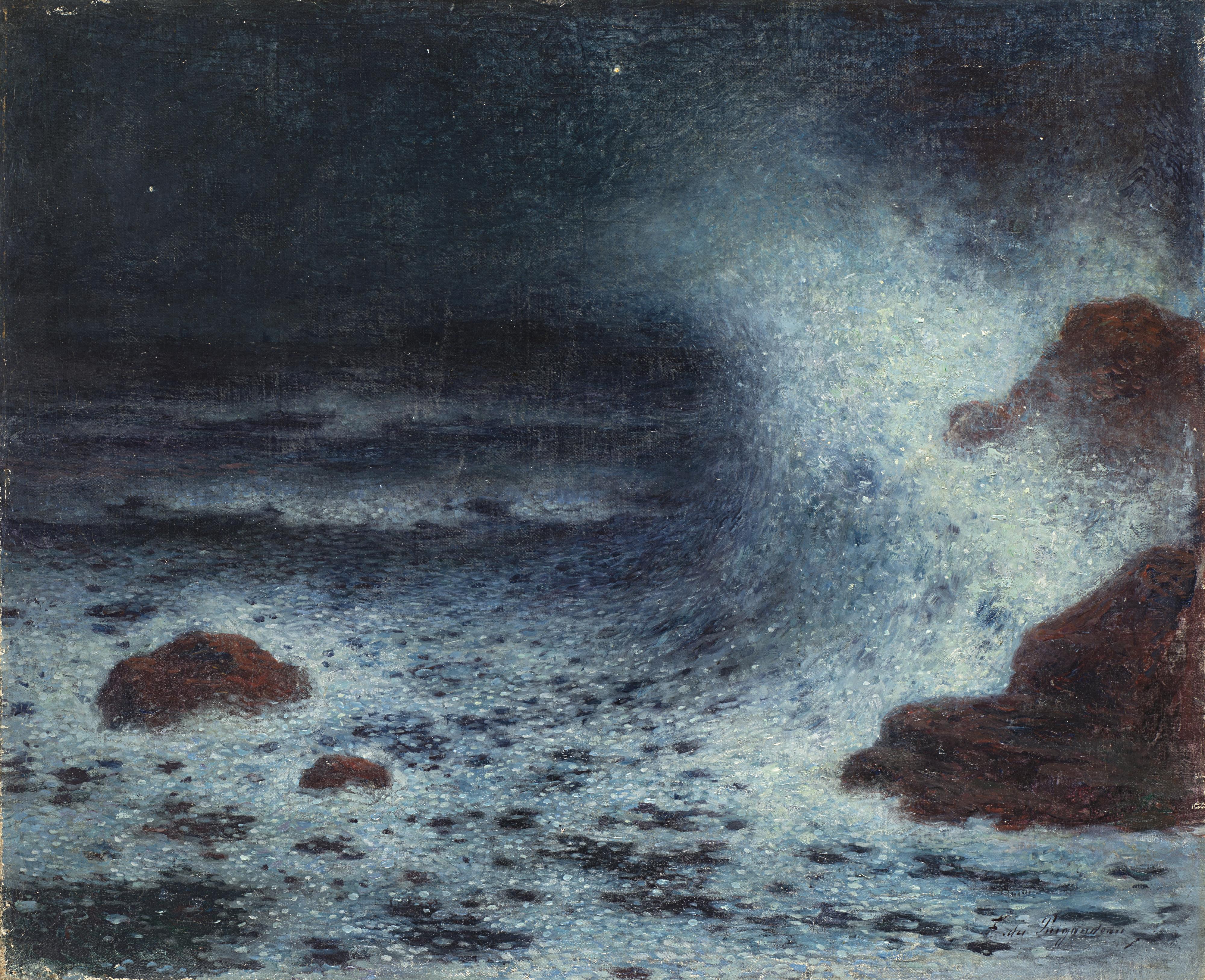 Ferdinand Du Puigaudeau - Vagues dans la nuit