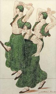 Ferdinand Erfmann - Acrobaten: acrobats