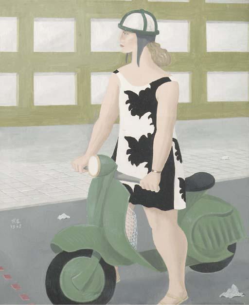 Ferdinand Erfmann - Scootermeisje - Scooter-girl