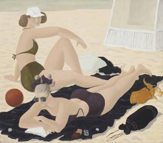 Ferdinand Erfmann - Women On The Beach