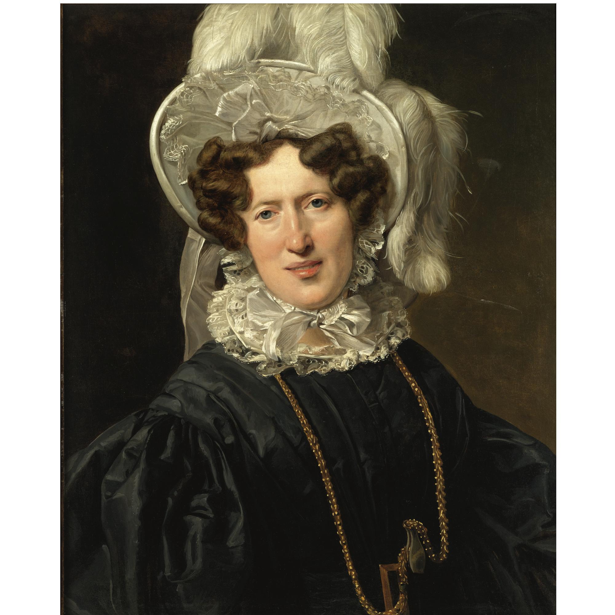 Ferdinand Georg Waldmüller - Austrian Bildnis Der Frau Wartfeld (Portrait Of Mrs Wartfeld)