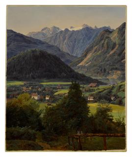 Ferdinand Georg Waldmüller - The Dachstein Seen From The Sophienplatz
