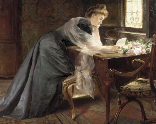 Ferdinand-Georges Lemmers - The Love Letter