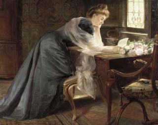 Ferdinand-Georges Lemmers - The Love Letter