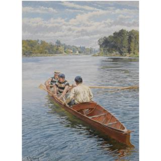 Ferdinand Gueldry - French Yole A Deux