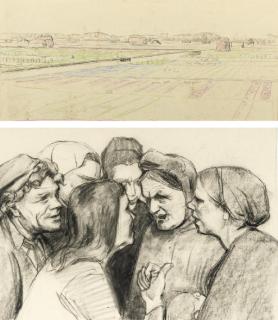 Ferdinand Hart Nibbrig - A Dutch bulb field