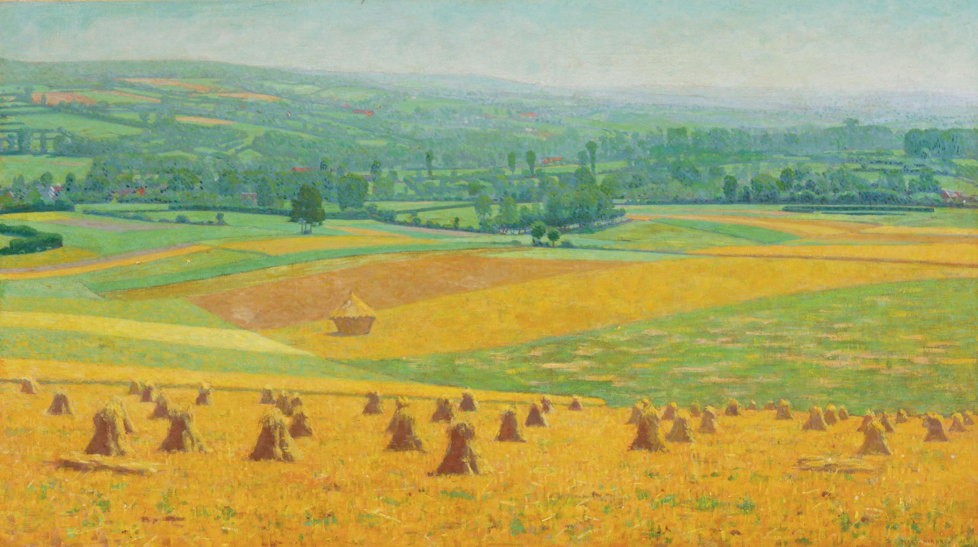 Ferdinand Hart Nibbrig - Cornfields in Zuid-Limburg