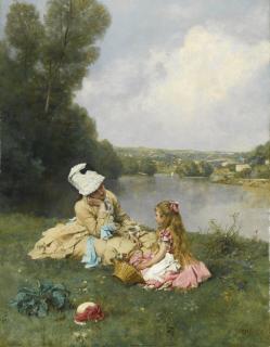 Ferdinand Heilbuth - Summer Days Near Giverny, France
