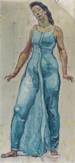 Ferdinand Hodler - Einzelfigurstudie Zu \