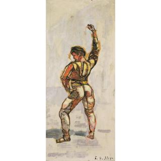 Ferdinand Hodler - Schwörender Im Linksprofil Zu \