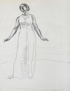 Ferdinand Hodler - Studie zu \'Blick in die Unendlichkeit\'