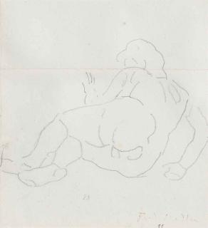 Ferdinand Hodler - Studie zur \'Liebe\', um 1907