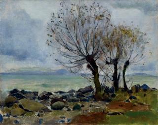 Ferdinand Hodler - Weiden am Genfersee, um 1882